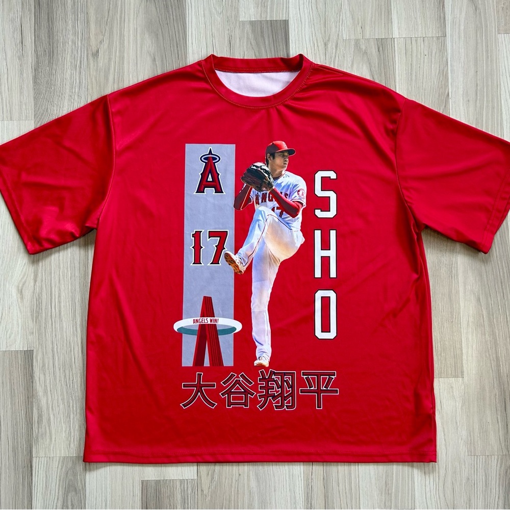 Los Angeles Angels Shohei Ohtani MLB Graphic Shirt Mens Size XL